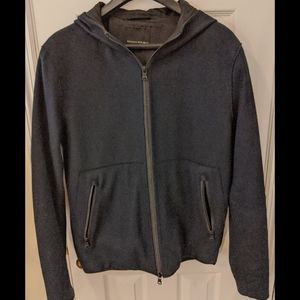 Banana Republic Italian Wool Jacket Hoodie M
